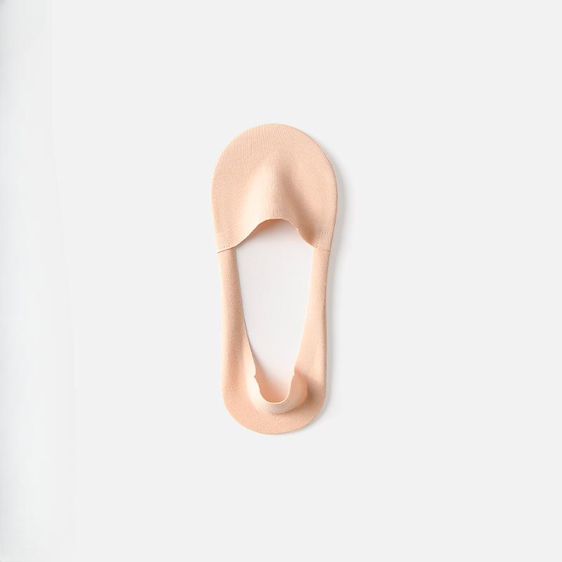 Female Spring and Summer Silicone Antibacterial Anti Slip Anti Pilling Invisible Socks