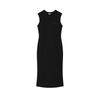 FILA Modern Heritage Fashion Casual Simple Solid Color Sleeveless Dress Women dresses Black F51W528302F-BK