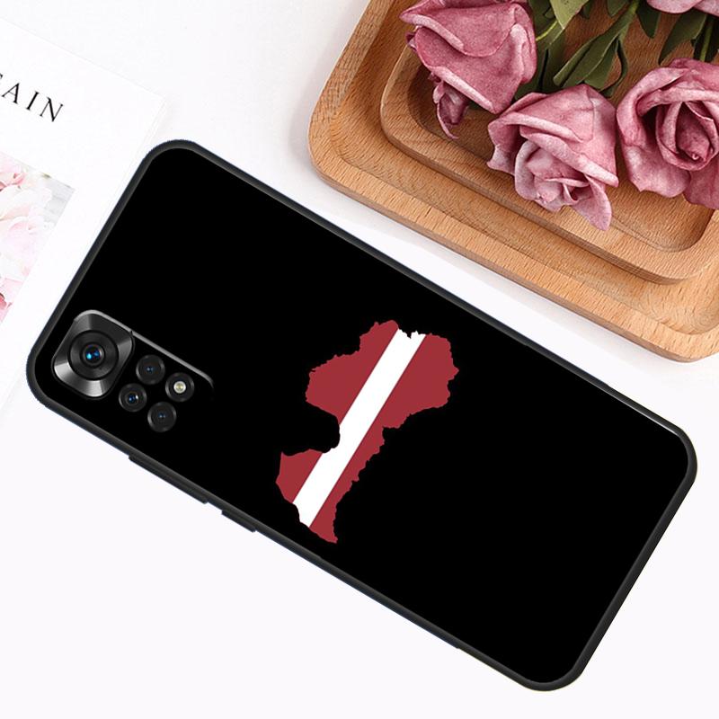 Latvia Flag Case For Xiaomi Redmi Note 14 Pro 13 12 11 9 10 9S 10S 11S 12S Redmi 14C 13C 10C 12C Cover
