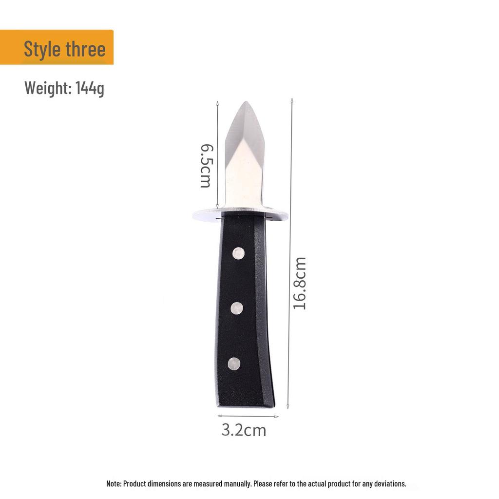 Stainless Steel Oyster & Clam Opener – Seafood Prying Knife for Shell Opening