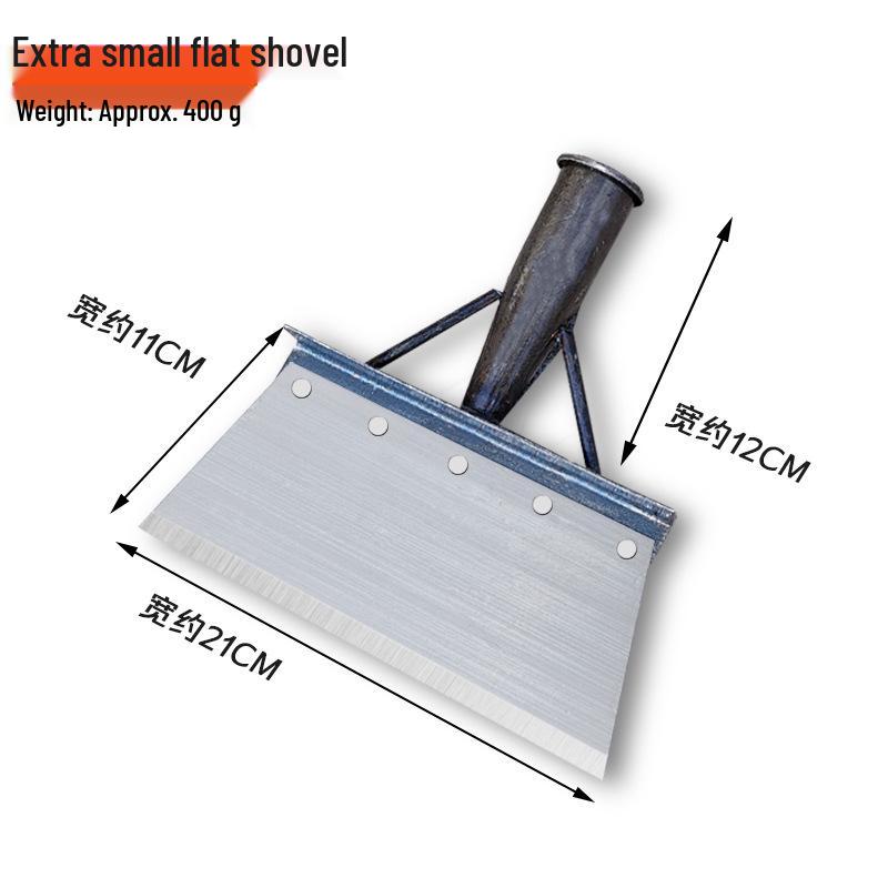 Manganese Steel Multi-Purpose Shovel: Ideal for Manure, Ice, and Snow Removal in Agriculture and Breeding.