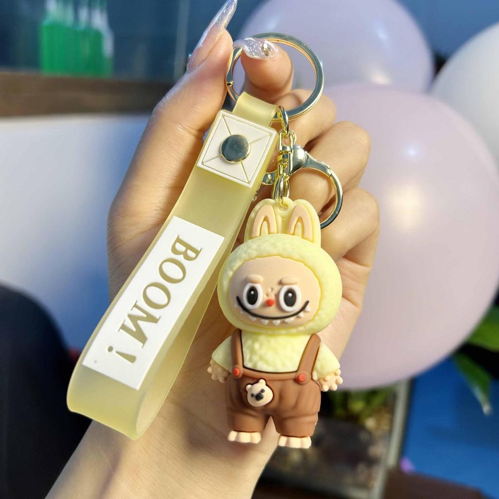Creative Fabric Cartoon Keychain Charm for Couples