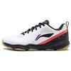 Li Ning CS16 Slip Resistant Abrasion Resistant Low Top Badminton Shoes Unisex White Black Red AYTS057-2