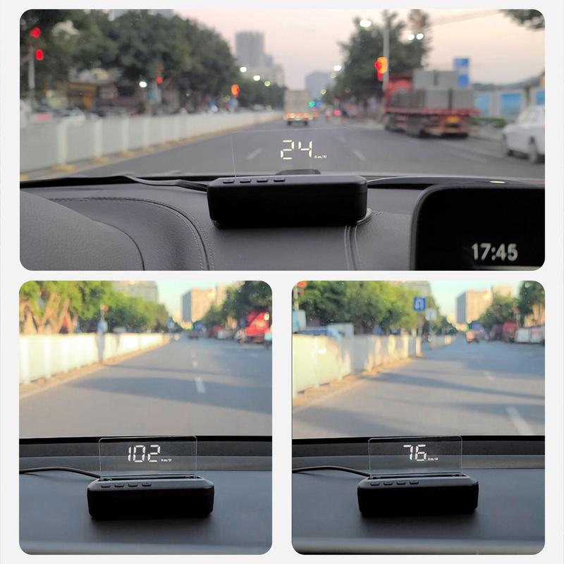 Auto GPS Head-Up Display Car Electronics HUD Projector Display Digital Car Speedometer Accessories for All Cars