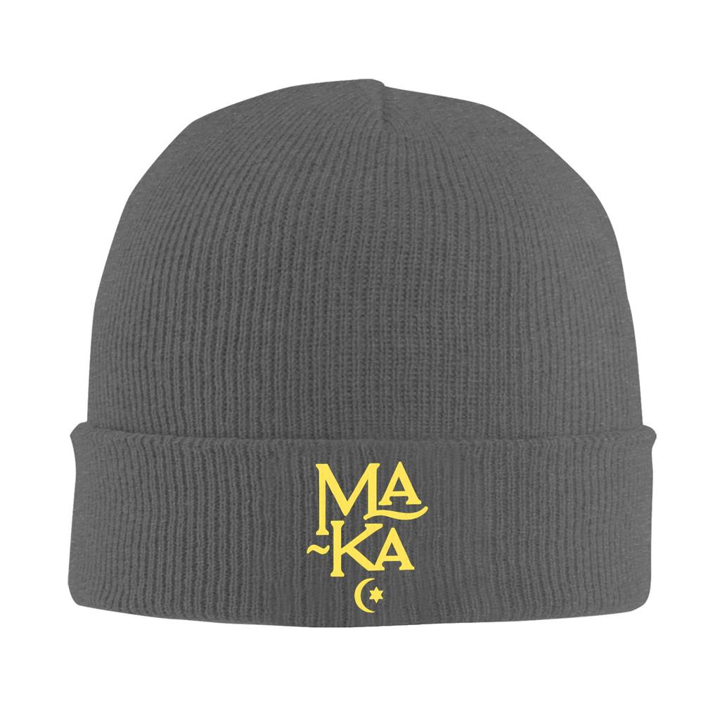 Female Male Rapper Maka Aura 2025 Tour  Beanie Hats  Y2K Cool Knit Hat Spring Outdoor Caps Graphic Head Wrap Bonnet Hats