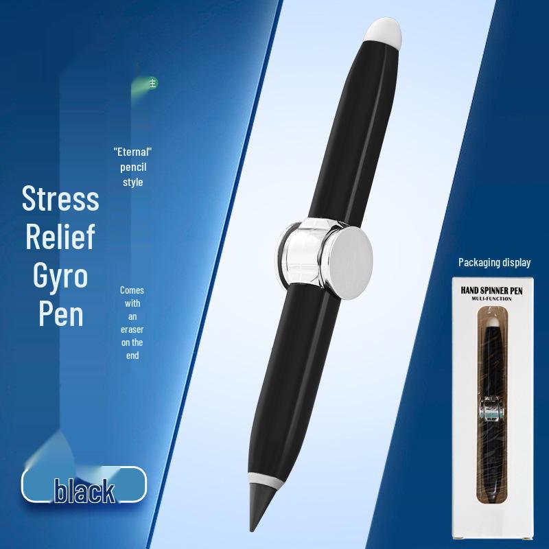 Rotating LED Luminous Gyroscope Pen Lamp