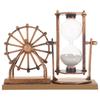 Vintage Ferris Wheel Hourglass Golden Creative Desktop Decor Home Office Decoration Gift for Friends Children