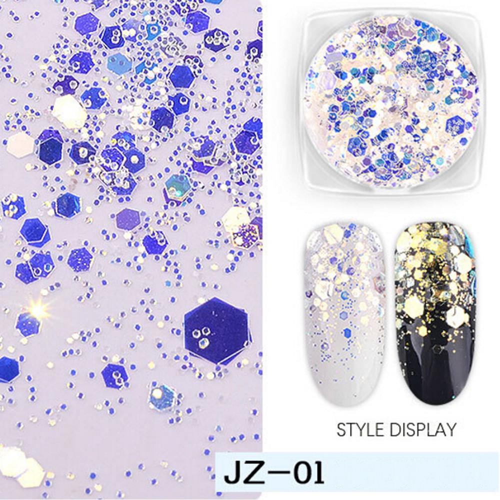 DIY Women's Nail Adornment Nail Color Sequins Make-up Birthday Gift