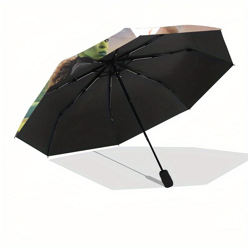 1pc Witch Princess Themed High-quality Umbrella,Automatic Opening and Closing Umbrella,Multi-functional Umbrella G0811164