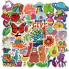 50 New Color Cartoon Graffiti Stickers Decorate Suitcase Motorcycle Trolley Case Notebook Waterproof Stickers