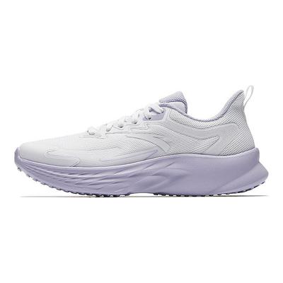 Slip Resistant Breathable Abrasion Resistant Low Top Casual Running Shoes Women's White Purple 922525571-1