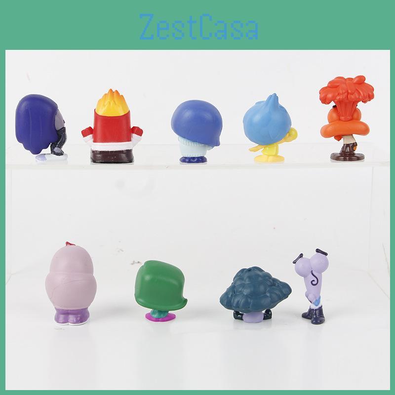 Inside Out Whimsical Q Version Pvc Figurines Set For Creative And Fun Playtime