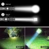 USB Rechargeable Ultra Bright XHP70 8000 Lumens LED Torch 5 Modes for Outdoor Emergencies Flashlight, Flashlight, Light, Zoomable, Waterproof, Hiking,