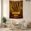 Godzilla Monsters Tapestry Background Cloth Wallmounted Background Cloth Christmas Gift Wall Decoration