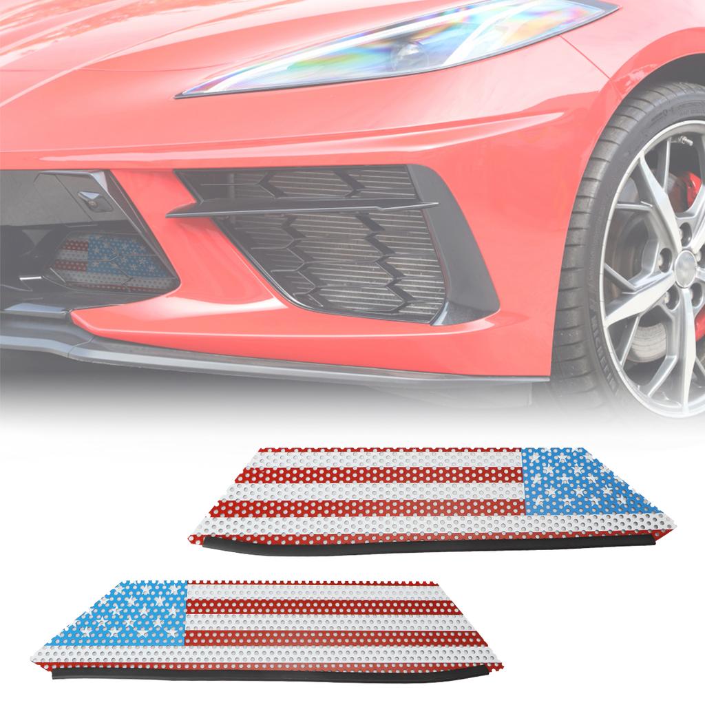 Hochwertiger Lufteinlassgitter-Schutz Für Front-/Seitenkühlerabdeckung Passend Für Chevrolet Corvette C8 2020-2022 Zubehörteil