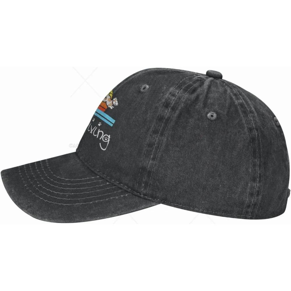 Vintage Trucker Dad Hat Dog Dock Diving Denim Baseball Cap Funny Cowboy Hat Baseball Cap Unisex