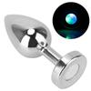 Small Medium Large Set Luminous Metal Anal Beads Butt Plug