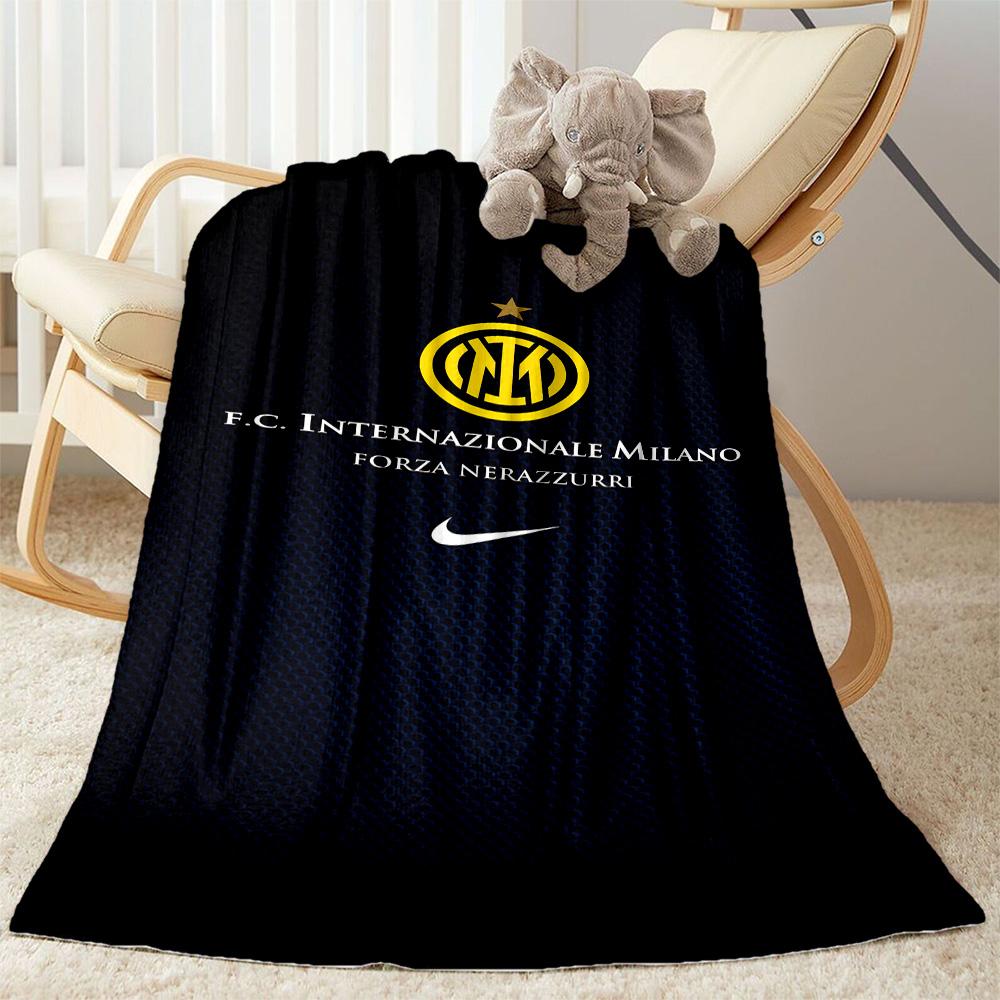 Inter Milan Blanket Durable Comfort Perfect For Bedding Couch Picnics Four Seasons Universal Stylish Decor Ideal Gift For Birthday Valentine'S Day