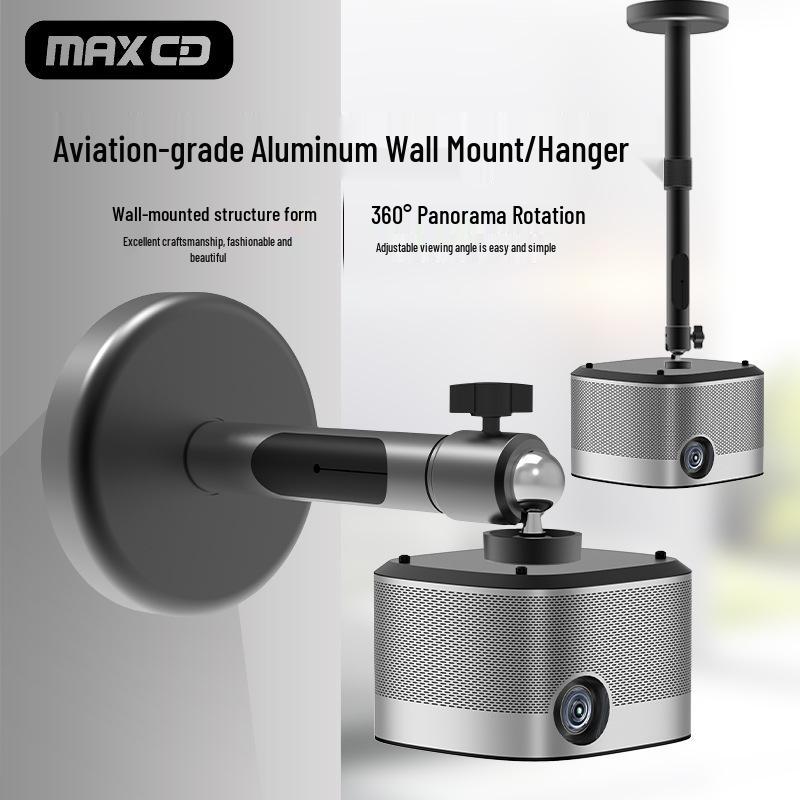 Adjustable Aluminum Alloy Telescopic Projector Ceiling/Wall Mount Bracket for Living Room & Bedroom 17cm (3kg capacity)