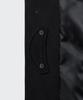 Musinsa Standard Cashmere Blend Over-Shoulder Balmacaan Coat [Black]