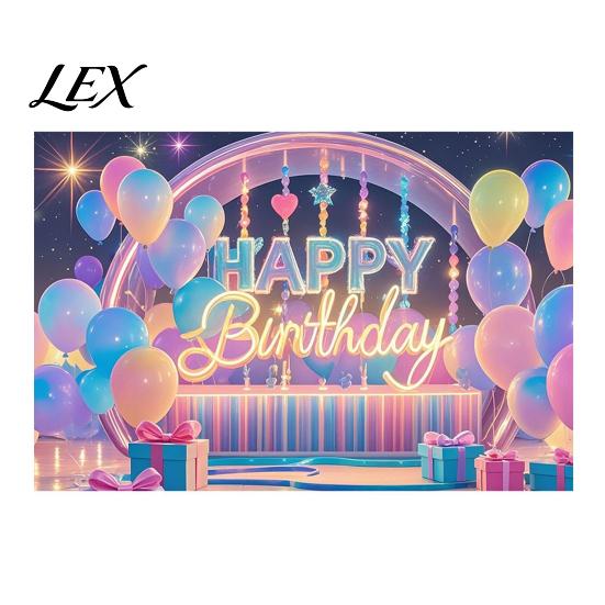 Polyester Birthday Banner Happy Backdrop, Party Photo Background Cloth for Celebration, Wrinkle-resistant Bunting Flag Decor Kids Women, Supplies