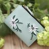 Embroidered Flowers Mini Wallets Purse for Women Ladies Girls Fashion Card Holder Coin Purses Pack Bags