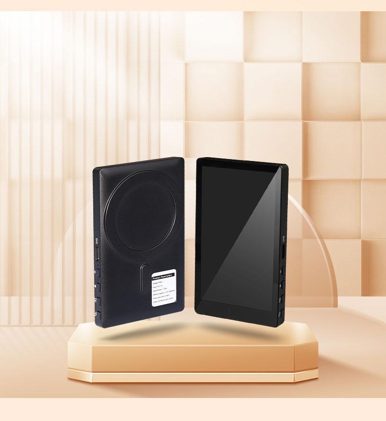 

Магнитный экран для селфи-монитора, портативный дисплей, задняя камера телефона для селфи-блога в прямом эфире для iPhone 16 15 huawei xiaomi чёрный