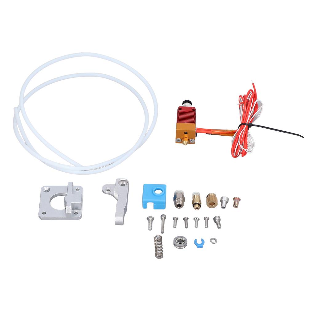 MK8 Extruder Head Kit 3D Printer Hot End Replacement Parts for CR10 Series Male Thread Mount