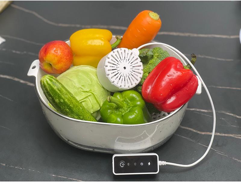 Ultrasonic Fruit & Veggie Cleaner: Sterilize, Disinfect, Remove Pesticides Conveniently