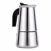 Italian Coffee Machine Moka Pot Stainless Steel Geyser Coffee Maker Espresso Latte Stovetop Jug Barista Accessories Coffeeware