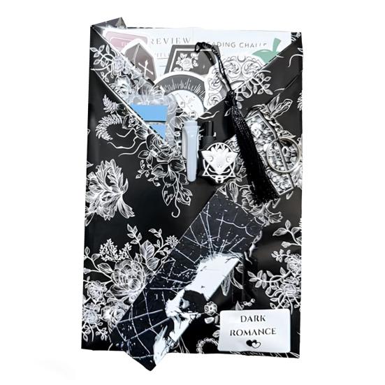 Yousheng 1 Set Gift Packaging Supplies Gothic Blind Date with A Book Gift Box Halloween Spooky Book Set Dark Romance Book Club Set