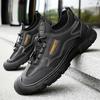 Men's Shoes Outdoor Casual Shoes Spring Fashion Versatile Single Shoes Soft Sole Breathable Shoes Men's Shallow Mesh Hiking Shoes