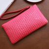 New Fashion PU Leather Wallet Purse Card Phone Holder Makeup Bag Clutch Zip Opening Handbag for Women