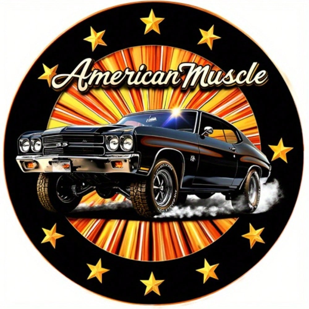 Tin Sign 2D Metal Wall Art Decorative Hanging Accessory Home Decor