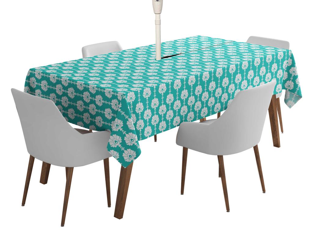 Vargottam Indoor Outdoor  Tablecloth  58x102 Inch  Rectangle  Tablecloth Waterproof Patio  Table  Cloths- Spring Summer