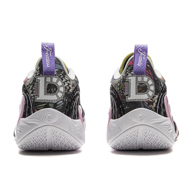 Li-Ning DLO1 Butterfly D'Angelo Russell 1st Gen Men Low Top Basketball Shoes Black Gray ABPV009-5