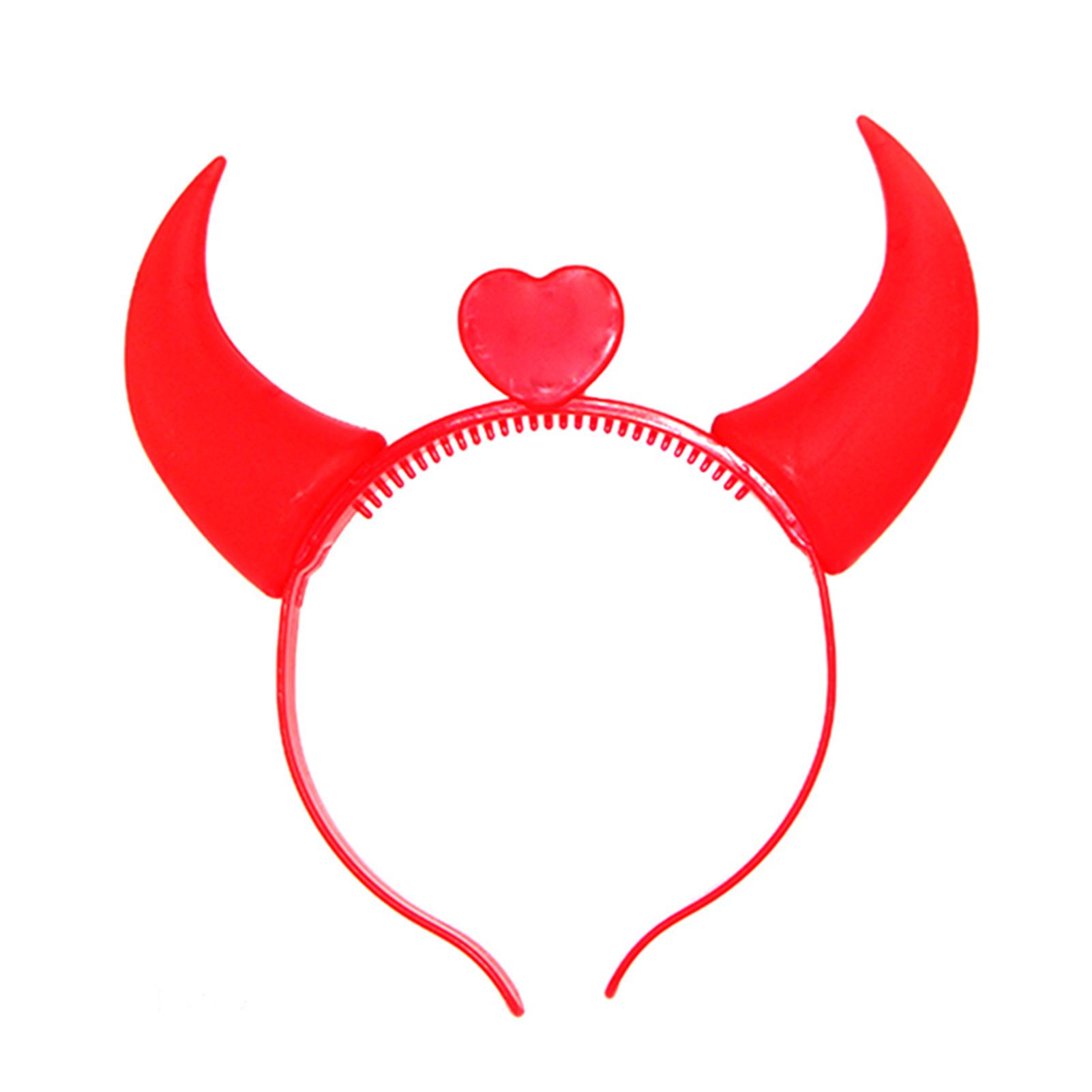 

Хэллоуин Светящиеся Рога Дьявола Костюм Ободок Светящиеся Светодиодные Аксессуары для Волос для Женщин Вечеринка Косплей Костюм красный