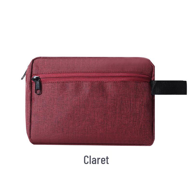 

Водонепроницаемая дорожная сумка из ткани Оксфорд - Сумка большого объема для мужчин и женщин, для косметики и цифровых устройств вино красного