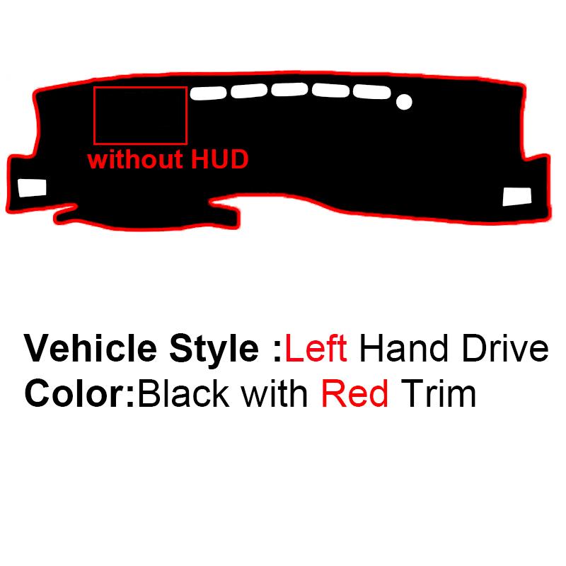 2 Layer Car Dashboard Cover Carpet For Toyota Avalon    LHD RHD Rug Pad Carpet Dashmat Sun Shade Car Decoration
