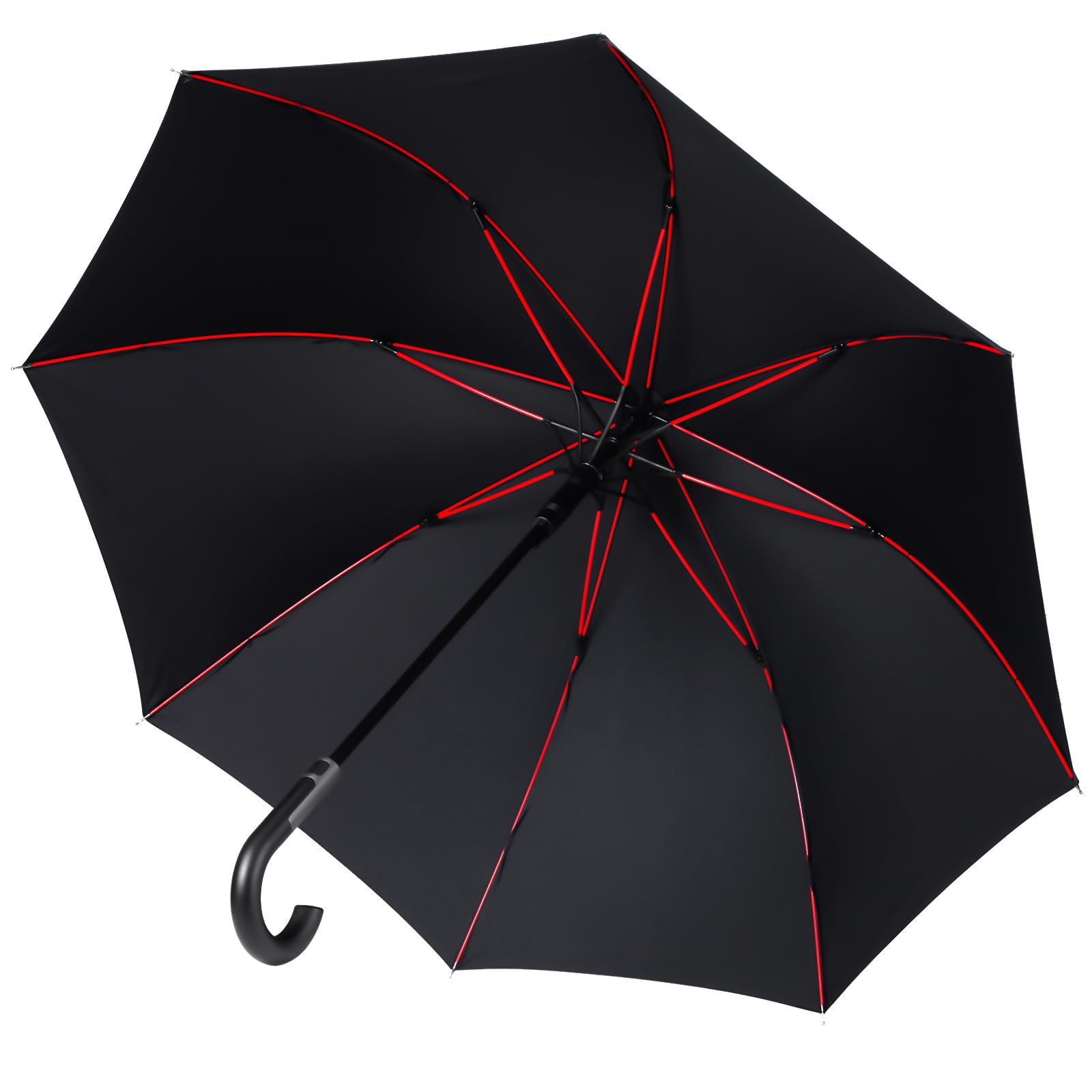 

Длинный зонт Zruier Heavy Rain and Typhoon Super Water 230T Высокопрочный стекловолоконный тефлоновый прочный диаметр Длинный для солнечной и дождливой погоды Включает в себя чёрный