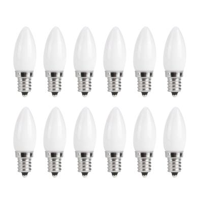 10pcs E12 LED Bulb 1.5W Warm White Lamp for Chandelier Ceiling Light Wall Lamp Home Lighting AC 110V