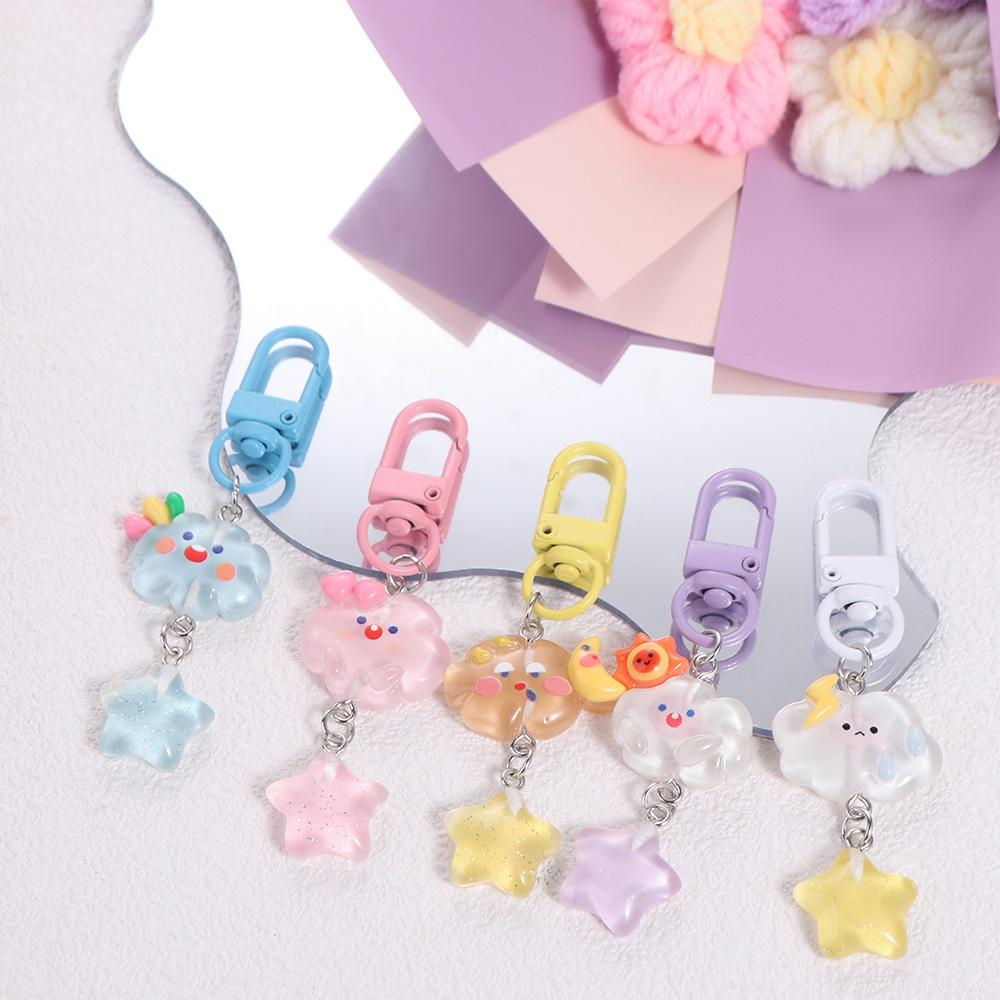 Star Starry Clouds Keychain Korean Style  Cartoon   Activity Gifts