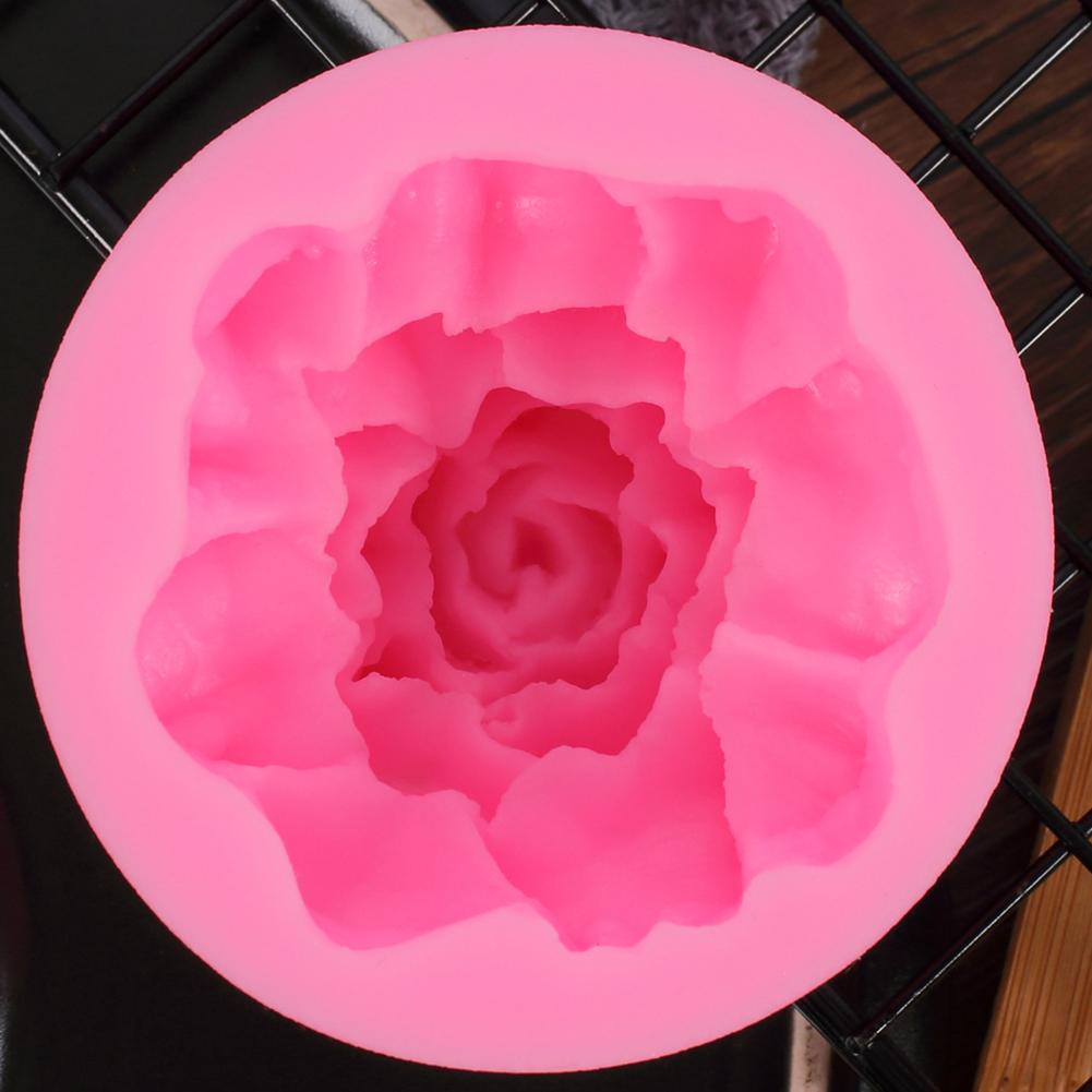 Carnation Flower Shape Silicone Mold for Fondant Cream Chocolate Peony Mousse Cake Mould
