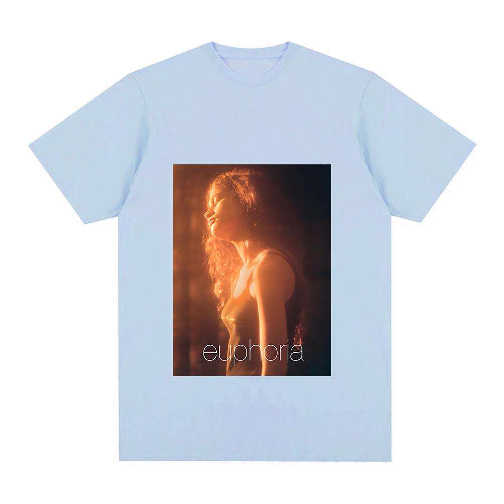 Euphoria Season T-Shirt Casual Round Neck Graphic Tee-shirt Roupas Femininas High Quality 100%Cotton Clothing Unisex Tees Anime T-shirt Summer Tops