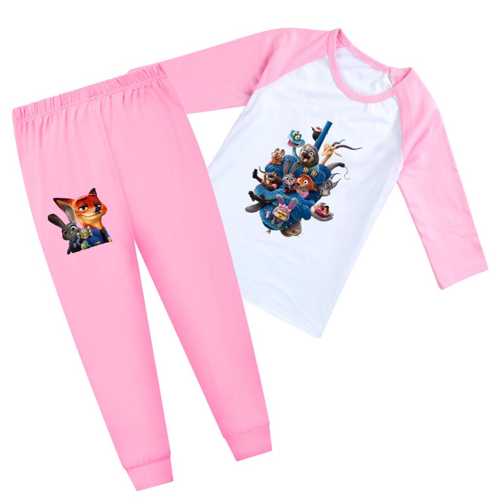 Children's Summer Sports T-shirt And Pants Two-piece Sportswear Set Half-sleeve Printed Suit