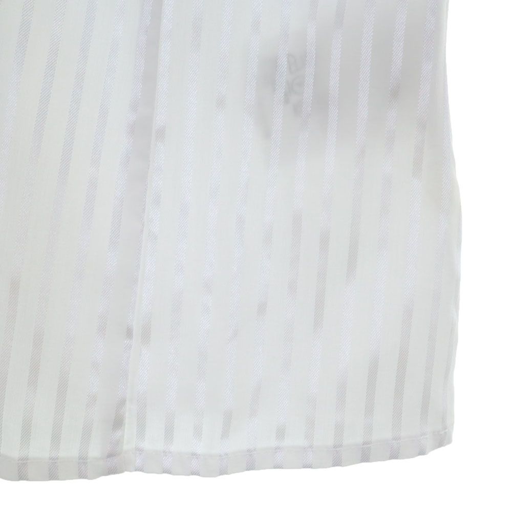 unused NARACAMICIE Striped Pattern Short sleeve Frill blouse Tagged Women Used