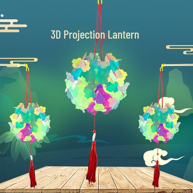 New Year Chinese-Style Handheld Lantern DIY Kit for Children