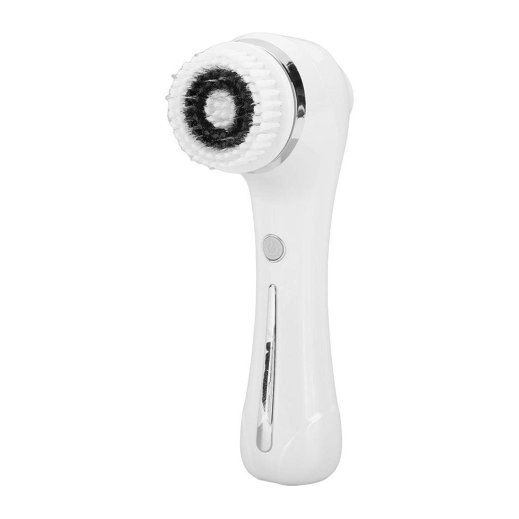 Facial Cleansing Brush 7200RPM Rotating 2 Speeds Electric Face Scrubber with Heat 4 Brush Heads