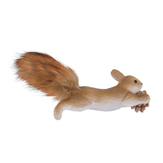 Artificial Squirrel Christmas Hanging Ornament Holiday Pendant Home Wall Decor Christmas Tree Decoration