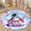 Free Shipping! Winnie The Pooh Eeyore Round Rugs Bedroom Living Room Floor Mats for Kids and Adults Chair Mat Carpet Home Decor